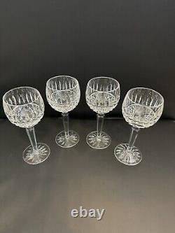 Waterford Crystal Maeve Wine Hock Glasses 7 1/2 Set of 4 Unused