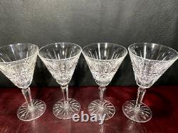 Waterford Crystal Martini Glasses 6.5in Lot of 4