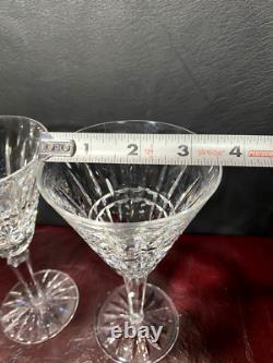 Waterford Crystal Martini Glasses 6.5in Lot of 4