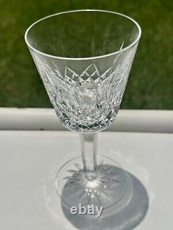 Waterford Crystal Mastercraft Lismore Claret Wine Glasses Set of 4