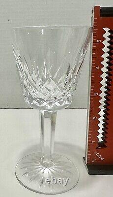 Waterford Crystal Mastercraft Lismore Claret Wine Glasses Set of 4