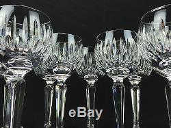 Waterford Crystal Maureen Wine Glasses Hocks Ireland Cut Glassware Set (11)