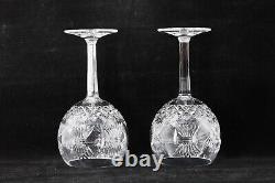 Waterford Crystal Millenium Prosperity Toasting 2 Goblets Balloon Wine Glass/Box