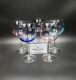 Waterford Crystal POLKA DOT Set/5 Balloon Wine/Water Glasses EXCELLENT