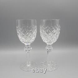 Waterford Crystal POWERSCOURT Claret Wine Glasses Set of Two