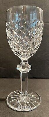 Waterford Crystal POWERSCOURT Lot of 6 White Wine Glasses 6 3/8 Exc