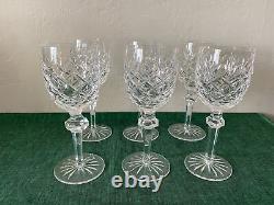 Waterford Crystal POWERSCOURT Set 6 Claret Wine Glasses