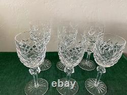 Waterford Crystal POWERSCOURT Set 6 Claret Wine Glasses