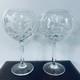 Waterford Crystal Pair Birds In Flight 8 Stems Oversize Balloon Wine Glasses