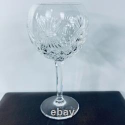 Waterford Crystal Pair Birds In Flight 8 Stems Oversize Balloon Wine Glasses
