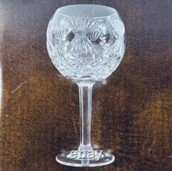 Waterford Crystal Pair Birds In Flight 8 Stems Oversize Balloon Wine Glasses
