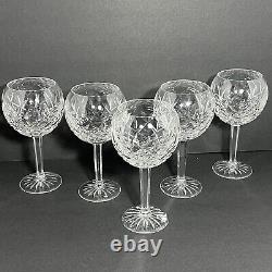 Waterford Crystal Pallas Water/Wine Glass Goblet (qty 5)