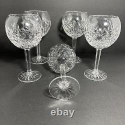Waterford Crystal Pallas Water/Wine Glass Goblet (qty 5)