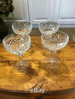 Waterford Crystal Powerscourt Champagne/Sherbert Glasses Set of 4