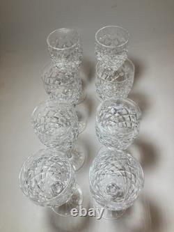 Waterford Crystal Powerscourt Claret Wine Glasses 7 1/8 Set Of 8