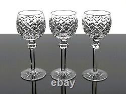 Waterford Crystal Powerscourt Hock Wine Goblets Glasses Set Of 4