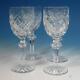 Waterford Crystal Powerscourt Pattern 4 Claret Wine Glasses 7 inches
