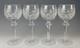 Waterford Crystal Powerscourt Wine Hocks Glasses 7 1/2 Set Of 4