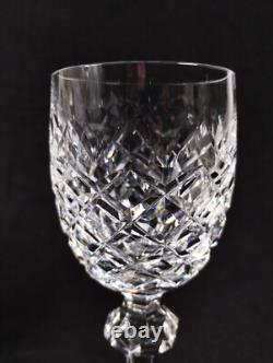 Waterford Crystal Powerscout Claret Wine Glasses / Water Goblets 7 Set of 4