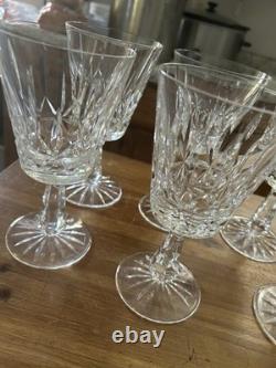 Waterford Crystal Rosslare Water Goblets Set of 8