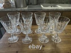 Waterford Crystal Rosslare Water Goblets Set of 8