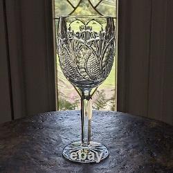 Waterford Crystal SEAHORSE Wine Glass 7 3/4 NOS Beautiful & Iconic