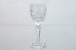 Waterford Crystal Set of 9 Modernist Glass Wine Goblets