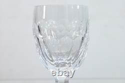 Waterford Crystal Set of 9 Modernist Glass Wine Goblets