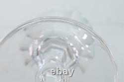 Waterford Crystal Set of 9 Modernist Glass Wine Goblets