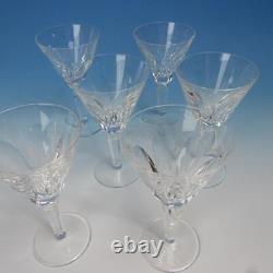 Waterford Crystal Sheila 6 Claret Wine Glasses 6½ inches