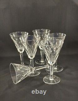 Waterford Crystal Sheila Claret Wine Glasses Set of Six