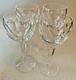 Waterford Crystal Sheila Hock Wine Glasses Set of 4 7 3/8 in