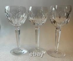 Waterford Crystal Sheila Hock Wine Glasses Set of 4 7 3/8 in