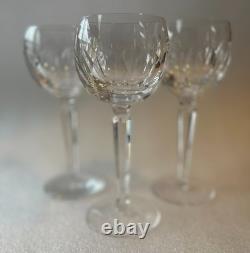 Waterford Crystal Sheila Hock Wine Glasses Set of 4 7 3/8 in