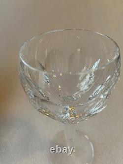 Waterford Crystal Sheila Hock Wine Glasses Set of 4 7 3/8 in