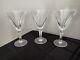 Waterford Crystal Shelia Wine Water Glasses Set Of 3 7 Vintage