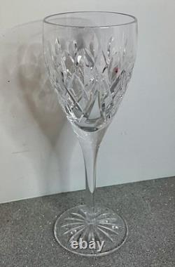 Waterford Crystal TIERNEY White Wine Glass Goblet (s) SET OF 6 Stemware