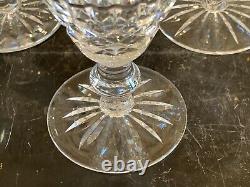 Waterford Crystal Tramore Cut Claret Wine Glasses 5 1/4 Set of 6