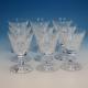 Waterford Crystal Tramore Pattern 9 Port Wine Glasses 4 inches