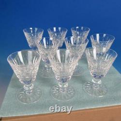 Waterford Crystal Tramore Pattern 9 Port Wine Glasses 4 inches