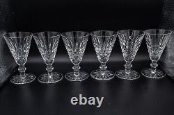 Waterford Crystal Tramore Sherry Glasses 4 3/8 Set of 6 FREE USA SHIPPING