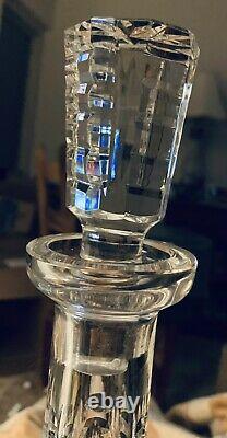 Waterford Crystal Wine Decanter with Gorgeous Beveled Stopper 13.5 Maybe Lismore