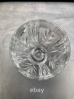 Waterford Crystal Wine Glass Goblet Cut Vertical, Fan, 7 in Set of 4