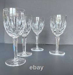 Waterford Crystal Wine Glasses (4) KILDARE Claret Wine Glasses