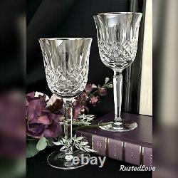 Waterford Crystal Wine Glasses Kelsey Platinum Vintage Wine Glasses Silver Rim