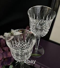 Waterford Crystal Wine Glasses Kelsey Platinum Vintage Wine Glasses Silver Rim