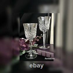 Waterford Crystal Wine Glasses Kelsey Platinum Vintage Wine Glasses Silver Rim