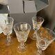 Waterford Crystal Wine Glasses, Set Of 4, Clare Kenmare Ashling Claret w Org Box