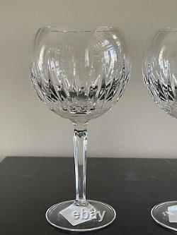 Waterford Crystal Wynnewood Balloon 8 Tall Pair of Wine Glasses