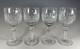 Waterford Curraghmore Goblet Claret Wine Glass 7 1/2 Tall Set Of 4
